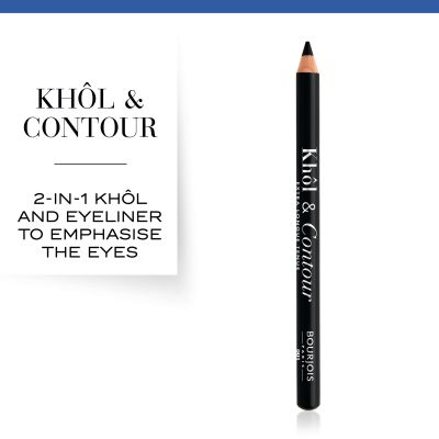 Bourjois Khôl & Contour eye pencil 1,2 g Kohl 01 Noir-Issime