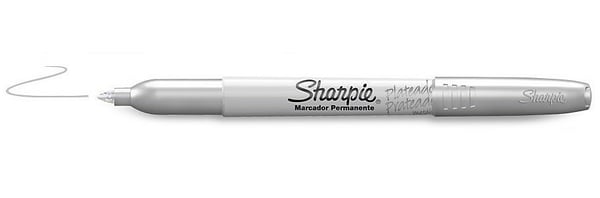 Miniatyrbillede 1 af 4: Sharpie Metallic speedmarker Fin spids Sølv