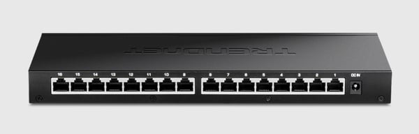 Pikkukuva 2 / 4: Trendnet TEG-S3160 verkkokytkin Hallitsematon 2.5G Ethernet (100/1000/2500) Työpöytä Musta