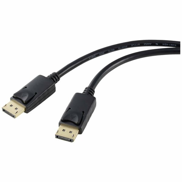 Renkforce RF-5245270 DisplayPort-kabel 5 m Svart Renkforce RF-5245270 DisplayPort-kabel 5 m Svart