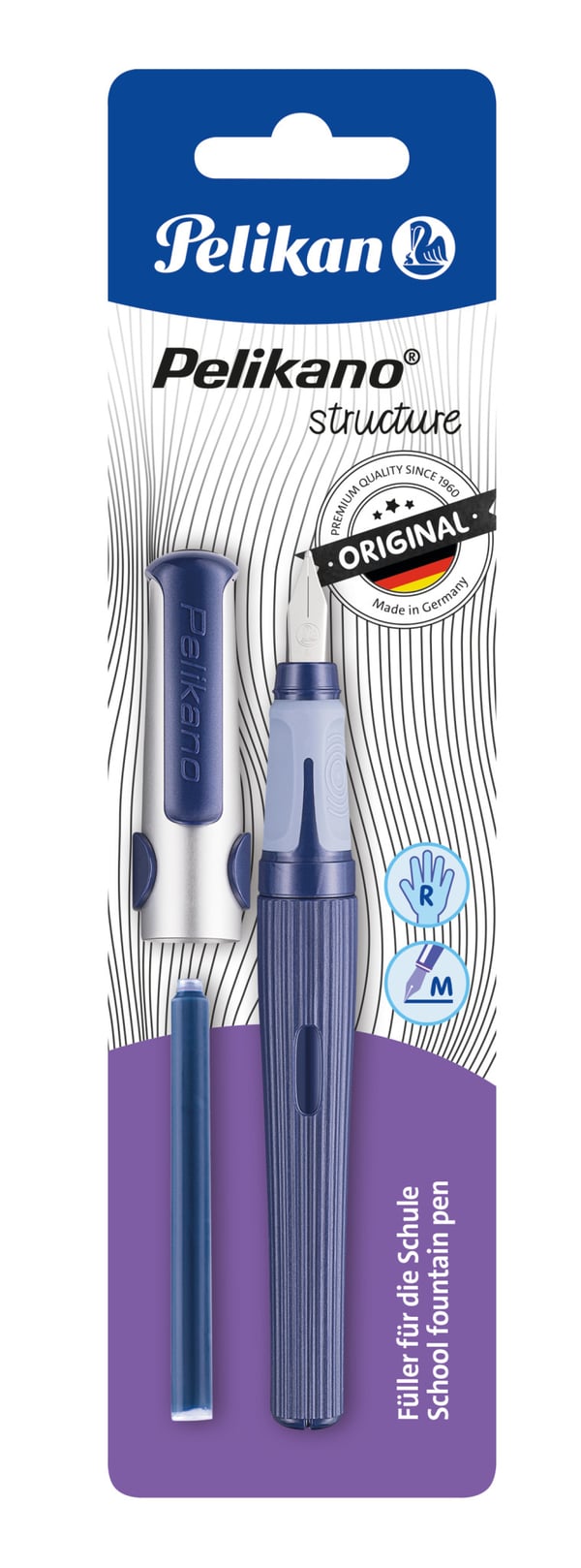 Miniatyrbillede 9 af 14: Pelikan 824569 fyldepen Påfyldningssystem til patron Forskellige farver 3 stk