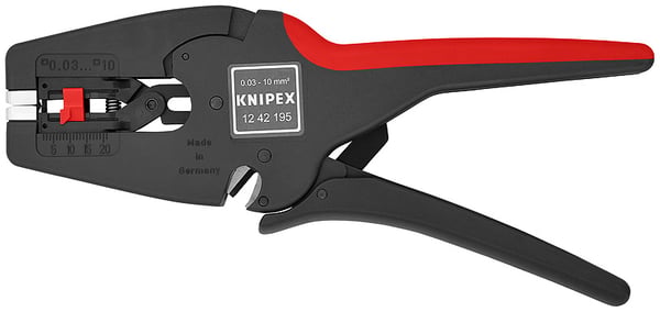 Knipex MultiStrip 10 kabelstripper Sort, Rød