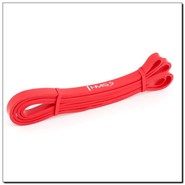 HMS Fitness GU05 SET motionsbånd Gummi Sort, Lilla, Rød, Gul