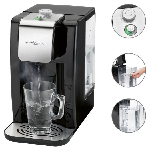 Miniatyrbild 4 av 4: ProfiCook PC-HWS 1168 Svart 2,2 l