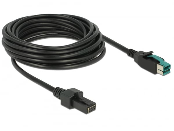 Miniatyrbillede 2 af 4: DeLOCK 85486 el-ledning Sort 5 m PoweredUSB