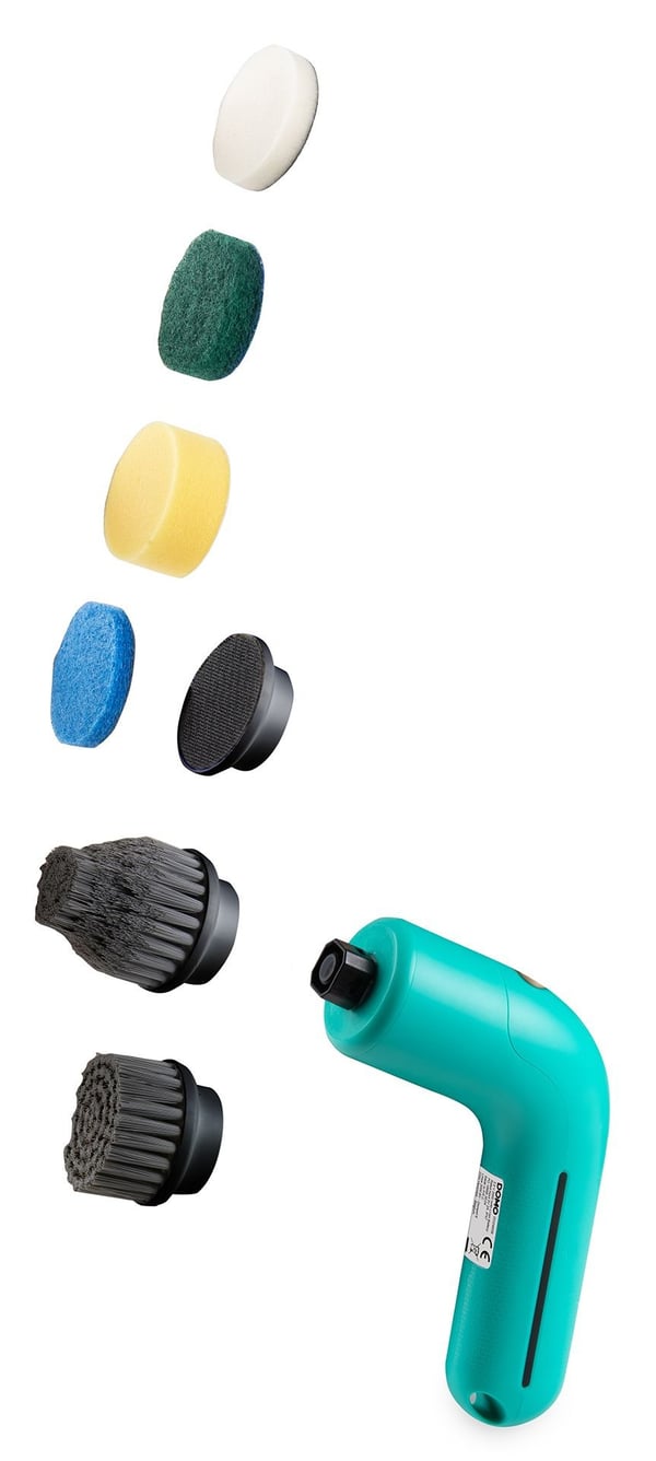 Miniatyrbillede 19 af 22: Domo DO248SB Sort, Turkis USB Lithium-Ion (Li-Ion) Indbygget Variabel hastighed