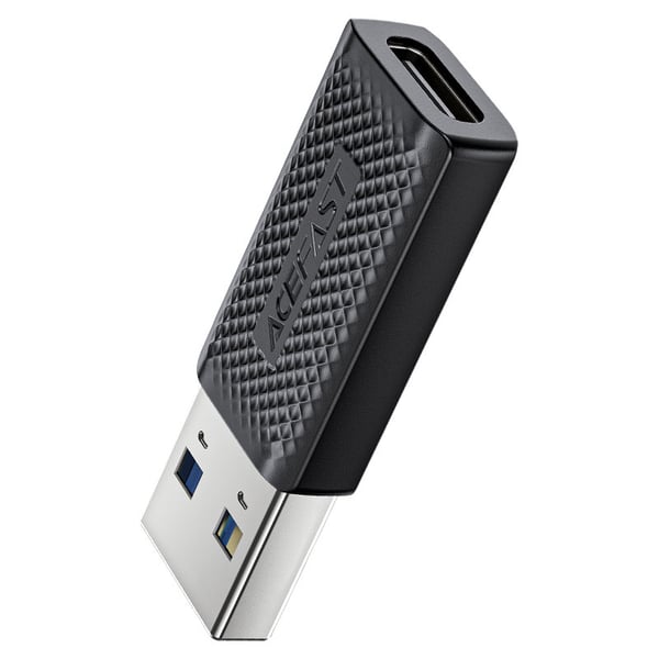 Pikkukuva 1 / 7: ACEFAST J2 kaapelin sukupuolenvaihtaja USB-A USB-C Musta