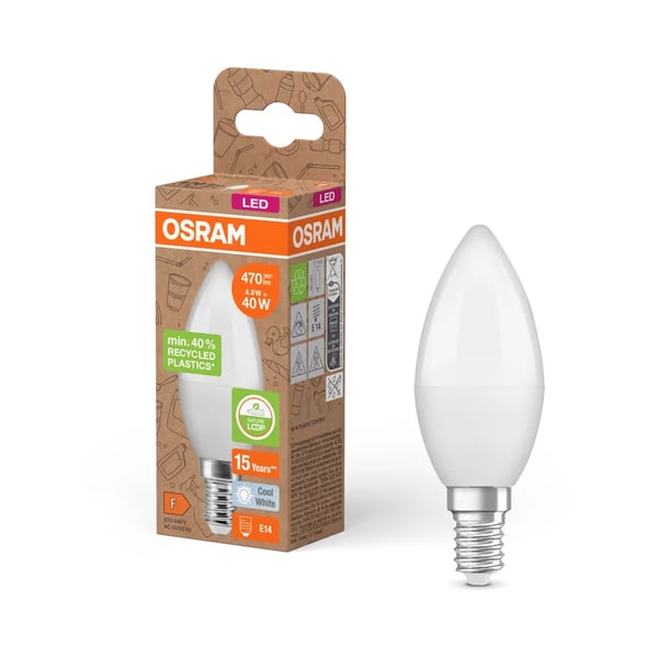 Osram 4058075831988 LED-lampe Kold hvid 4000 K 4,9 W E14 F