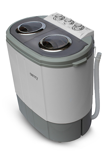Camry Premium CR 8052 vaskemaskine Top-indlæsning 3 kg Grå, Hvid