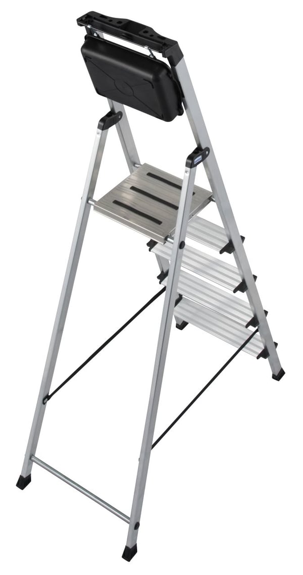 Miniatyrbild 6 av 7: Krause 126535 skåp Sektionsstege Aluminium, Svart