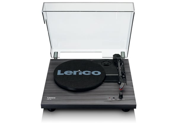 Lenco LS-10 Hihnakäyttöinen levysoitin Musta Puoliautomaattinen