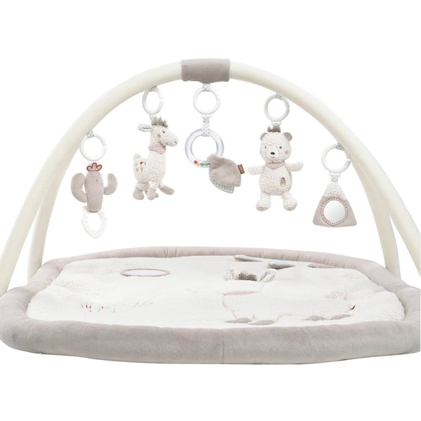 Fehn 058017 Plys, Polyester Flerfarvet Baby legemåtte