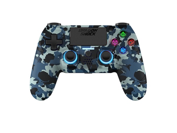 Miniatyrbillede 1 af 7: Dragonshock Mizar Camouflage Bluetooth Gamepad PlayStation 4
