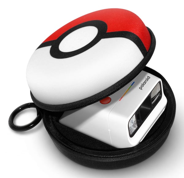 Polaroid Go Pokémon Case Kova kotelo Valkoinen, Musta, Punainen