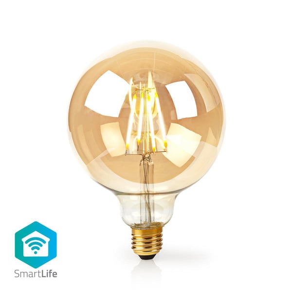Miniatyrbillede 1 af 5: Nedis WIFILF10GDG125 LED-lampe Varm hvid 5 W E27 F