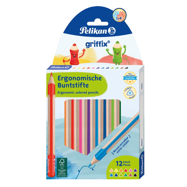 Pelikan 701525 farveblyant Sort, Blå, Rouge, Brun, Grøn, Lyse Blå, Lysegrøn, Orange, Lyserød, Rød, Rose, Violet, Gul 12 stk Pelikan 701525 farveblyant Sort, Blå, Rouge, Brun, Grøn, Lyse Blå, Lysegrøn, Orange, Lyserød, Rød, Rose, Violet, Gul 12 stk