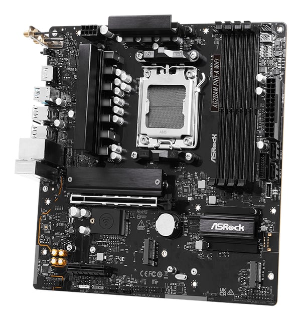 Asrock A620AM PRO-A WIFI AMD A620 Sokkel AM5 micro ATX
