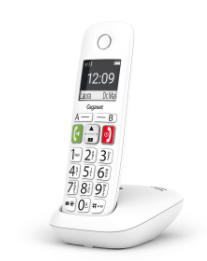 Gigaset E290 Duo Analog/DECT-telefon Nummervisning Hvid