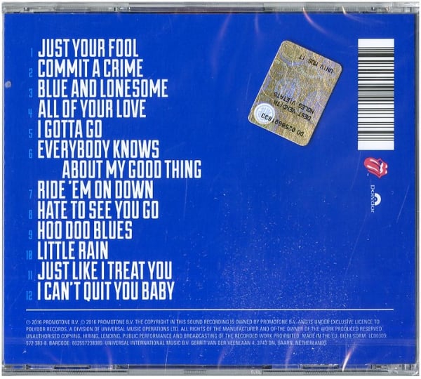 Miniatyrbillede 2 af 2: Universal Music The Rolling Stones - Blue & Lonesome, CD Rock