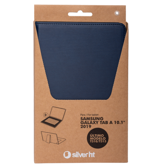 SilverHT 111944540199 tangentbord för mobila enheter Spansk Bluetooth Blå