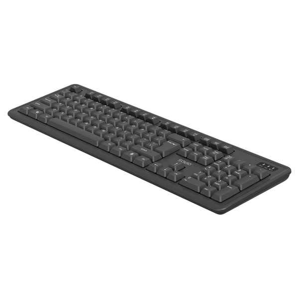 Miniatyrbillede 4 af 7: Savio KB-04 tastatur Hjemme/kontor USB QWERTY UK international Sort