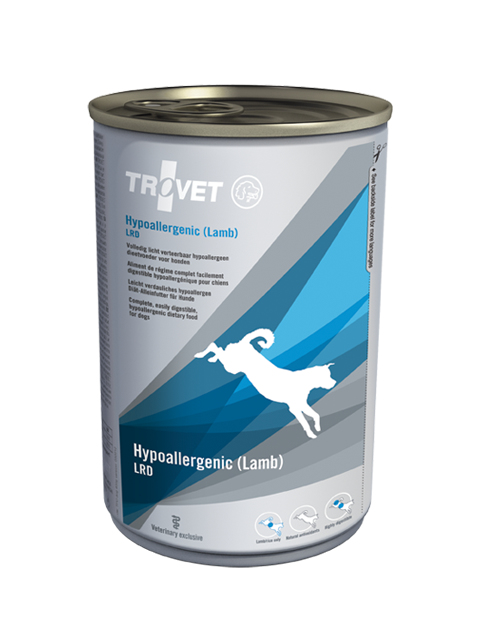 TROVET Hypoallergenic (Lamb) | LRD Lam, Ris Hundehvalp 400 g