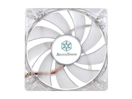 Miniatyrbild 3 av 5: Silverstone FN121-P-GL Datorväska Fan 12 cm Transparent