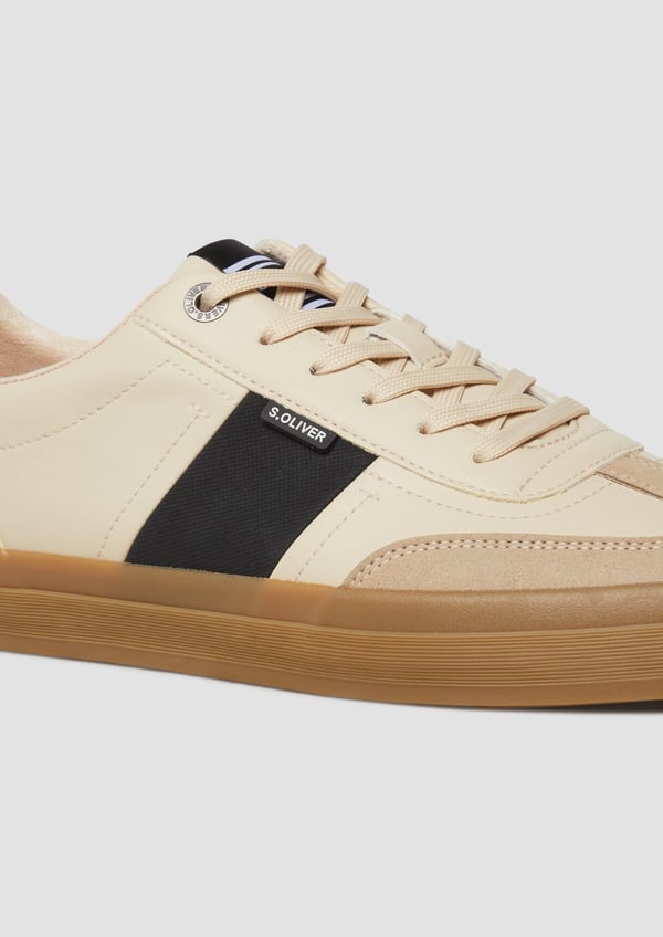 Miniatyrbillede 4 af 4: s.Oliver 2177865.81D0.40 mode sneakers Hanstik Beige