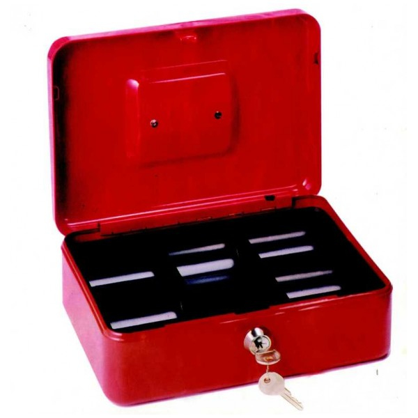 Arregui C-9234 kassa & biljettboxar Stål Röd