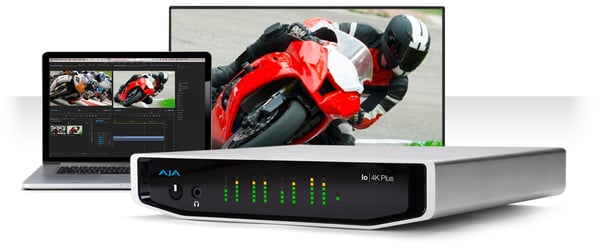 AJA Io 4K Plus videoredigeringskort Thunderbolt