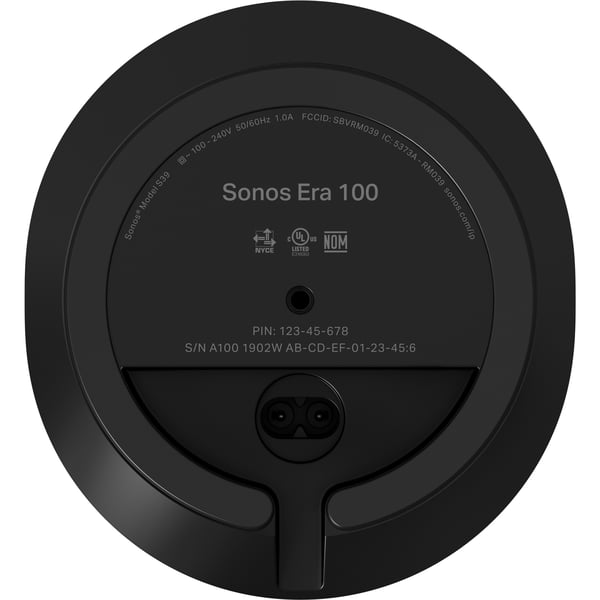 Pikkukuva 3 / 7: Sonos Era 100 3-suuntainen Musta Langallinen & langaton