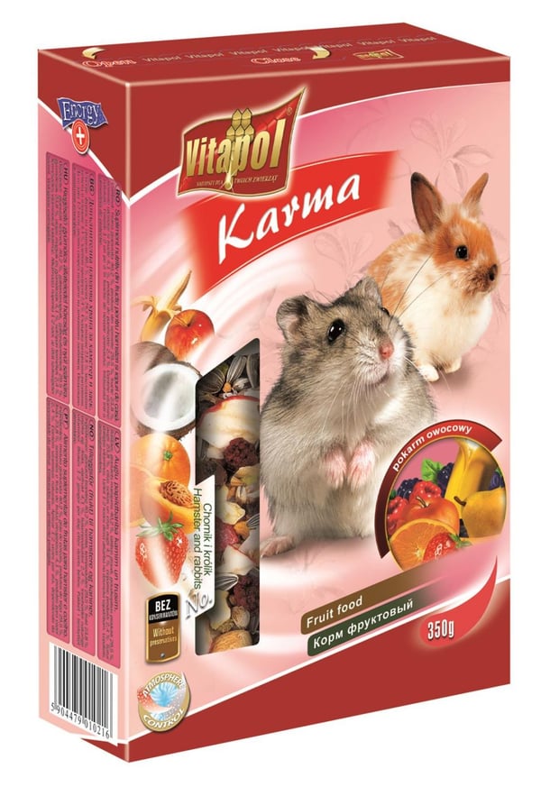 Vitapol zvp-1021 Hø 350 g Hamster, Kanin