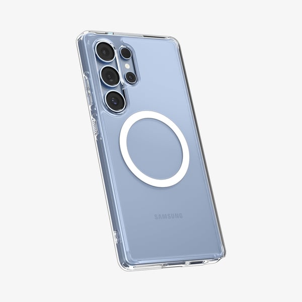 Spigen Ultra Hybrid (MagFit) mobiltelefon etui 17,5 cm (6.9") Cover Transparent, Hvid