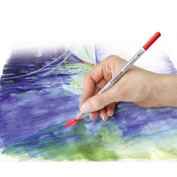 Miniatyrbillede 5 af 6: Staedtler karat aquarell 125 12 stk