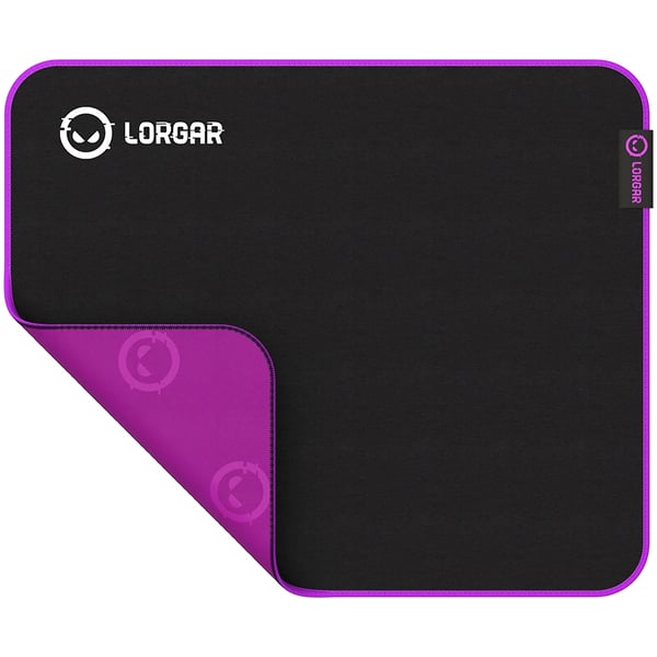 Lorgar LRG-GMP313 musmattor Spelmusmatta Svart, Lila