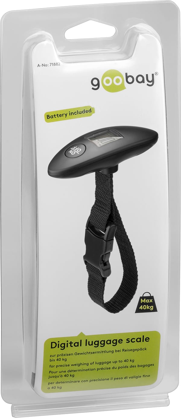 Miniatyrbild 3 av 4: Goobay 71882 bagagevågar 40 kg Elektronisk