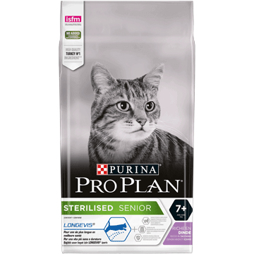 Purina Sterilised Senior torrfoder till katt 1,5 kg Vuxen Kalkon