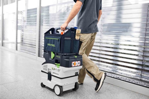 Miniatyrbillede 4 af 8: Festool SYS3 T-BAG M Sort, Blå, Grøn Tekstil