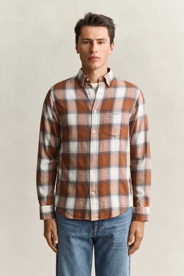 Miniatyrbild 7 av 7: Gant 3263035-273 Skjorta Button down-krage Långärmad Bomull