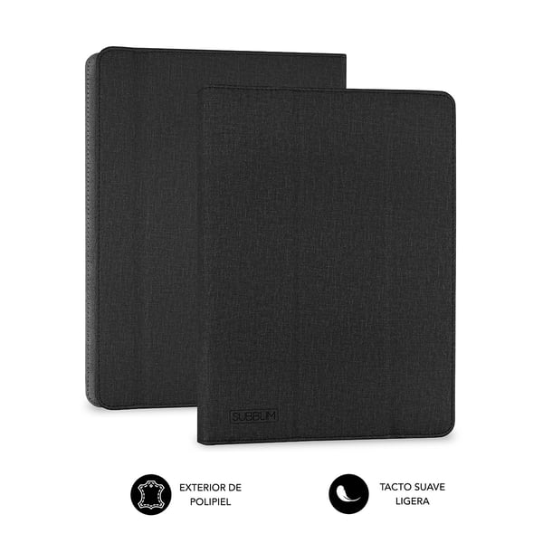 SUBBLIM SUB-CUT-2FC001 iPad-fodral 25,6 cm (10.1") Folio Svart