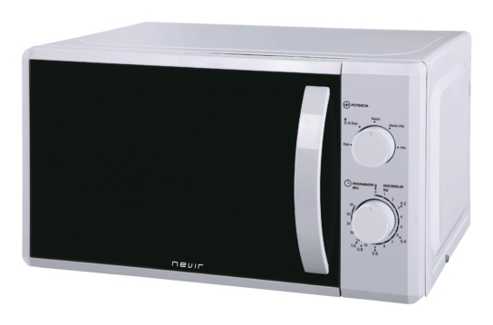 Nevir NVR-6226M mikrobølgeovn Hvid Solo mikroovn Bordplade 20 L 700 W