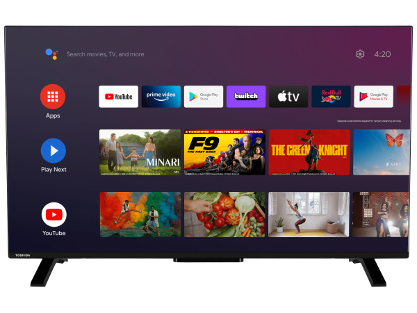Miniatyrbild 1 av 10: Toshiba 43UA2363DG TV-apparat 109,2 cm (43") 4K Ultra HD Smart-TV Svart 250 cd/m²