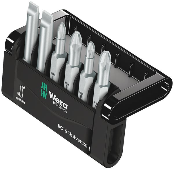 Wera Bit-Check skruetrækker bit 6 stk