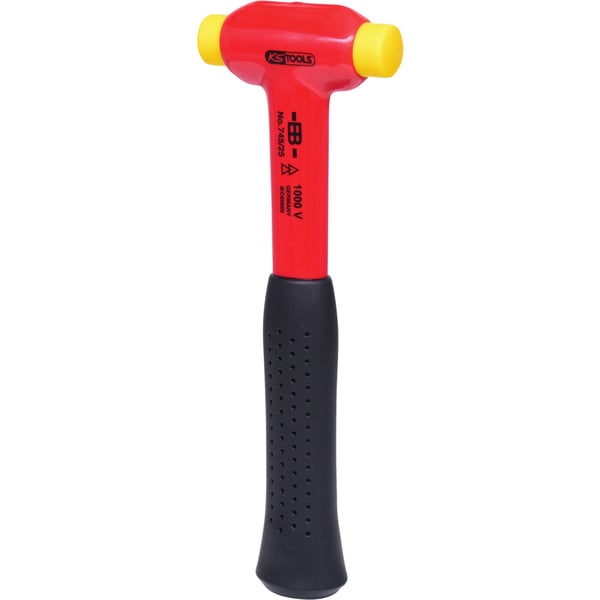 KS Tools 117.1126 hammer Død slaghammer Sort, Rød