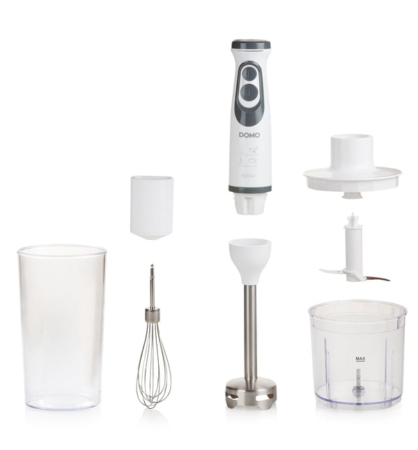 Miniatyrbillede 8 af 15: Domo DO1089M Nedsænkning blender 600 W Hvid