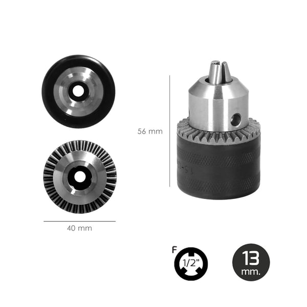 Wolfpack Adaptador Martillo SDS Plus A Portabrocas Ø 13 mm.