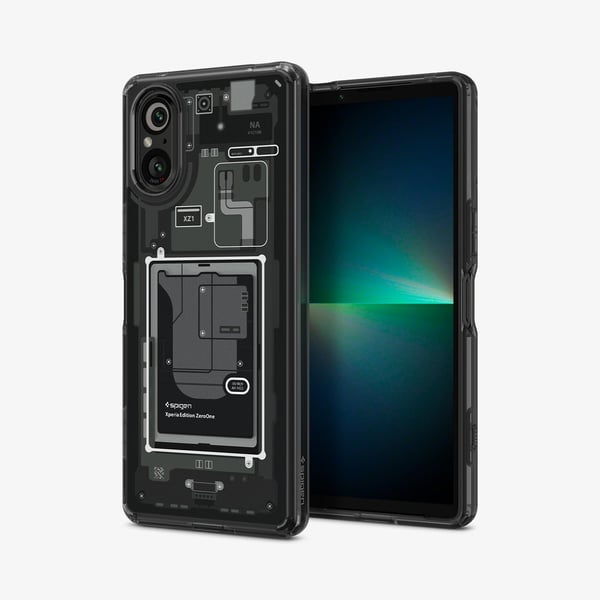 Miniatyrbillede 4 af 8: Spigen Xperia 5 V Case mobiltelefon etui Sort
