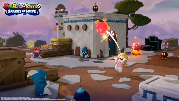 Miniatyrbillede 3 af 13: Ubisoft Mario + Rabbids Kingdom Battle / Mario + Rabbids Sparks of Hope (Nintendo Switch) Standard Tysk, Hollandsk, Engelsk, Spansk, Fransk, Italiensk, Russisk