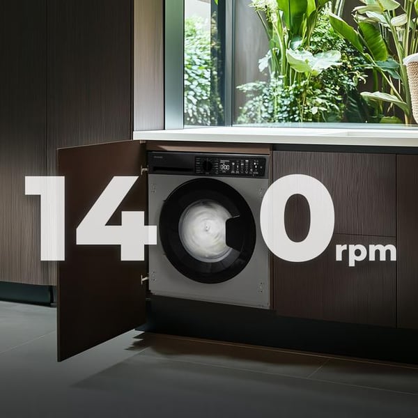 Cecotec Bolero DressCode 850 BI Inverter Steel A vaskemaskine Front-læsning 8 kg 1330 rpm Stål