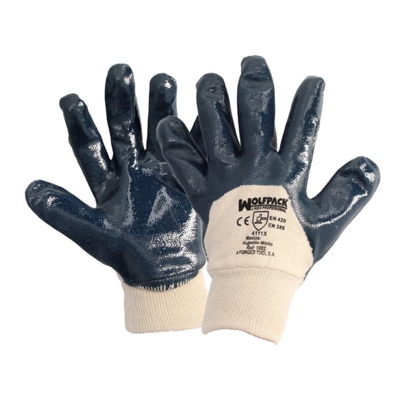 Wolfpack Guantes Nitrilo / Lona Pesados Nimax 9'
